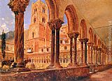 Rudolf Ritter von Alt A View Of Monreale, Above Palermo painting
